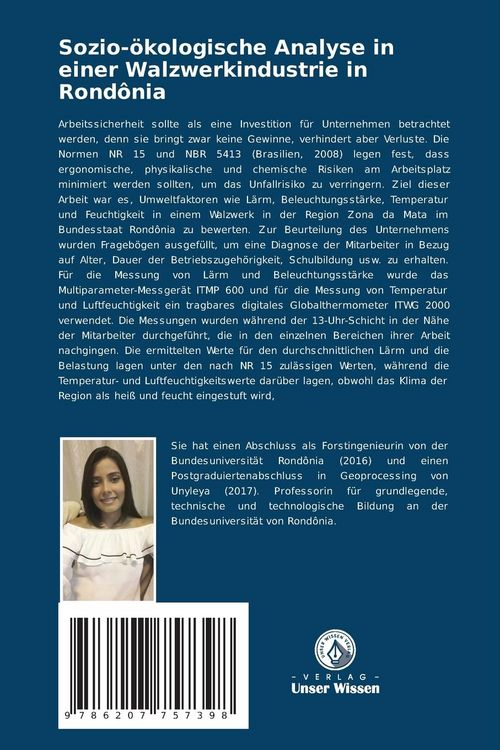 Produktbild: Sozio-&ouml;kologische Analyse in einer Walzwerkindustrie in Rond&ocirc;nia