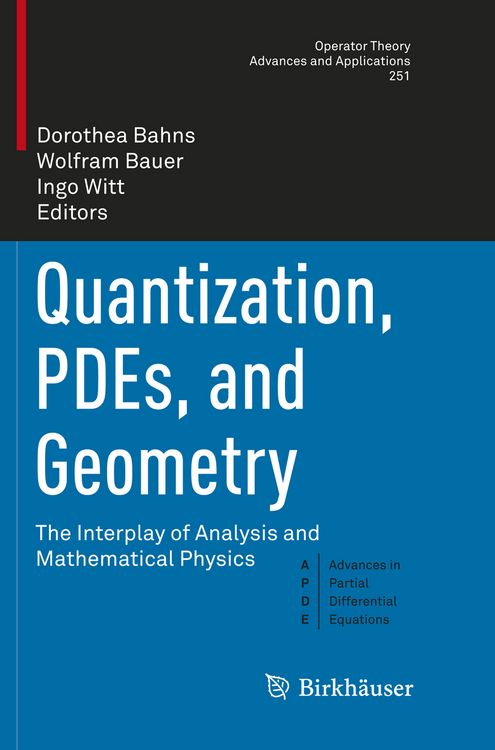 Produktbild: Quantization, PDEs, and Geometry