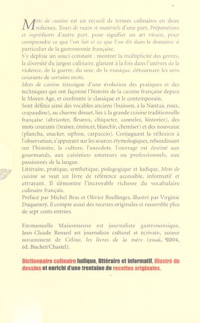 Produktbild: Mots de cuisine coff 2 vols