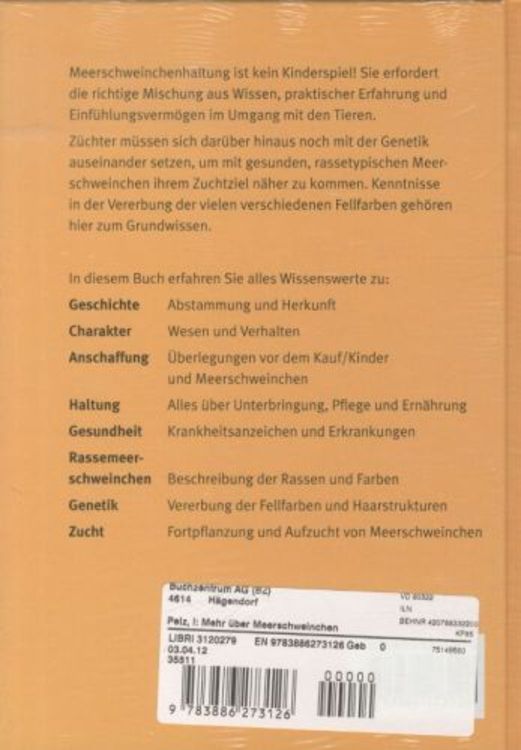 Produktbild: Mehr &uuml;ber Meerschweinchen