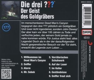 Produktbild: Die drei ??? (177) Der Geist des Goldgr&auml;bers