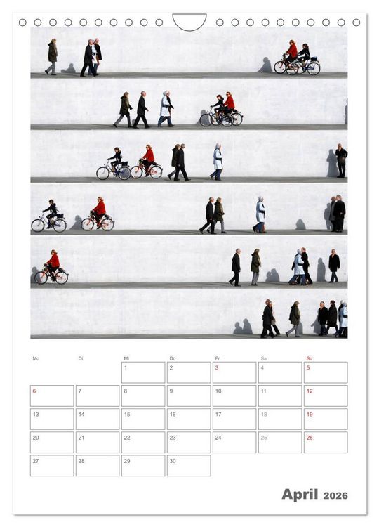 Produktbild: Wall People - Bilderserie von Eka Sharashidze (Wandkalender 2026 DIN A4 hoch), CALVENDO Monatskalender