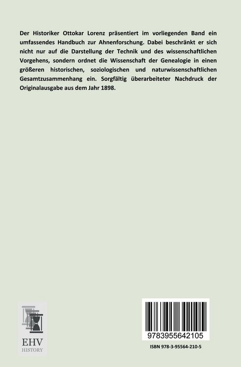 Produktbild: Lehrbuch der gesamten wissenschaftlichen Genealogie