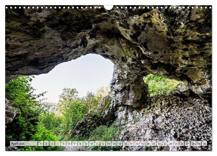 Produktbild: Wandern auf der &ouml;stlichen Schw&auml;bischen Alb (Wandkalender 2026 DIN A3 quer), CALVENDO Monatskalender