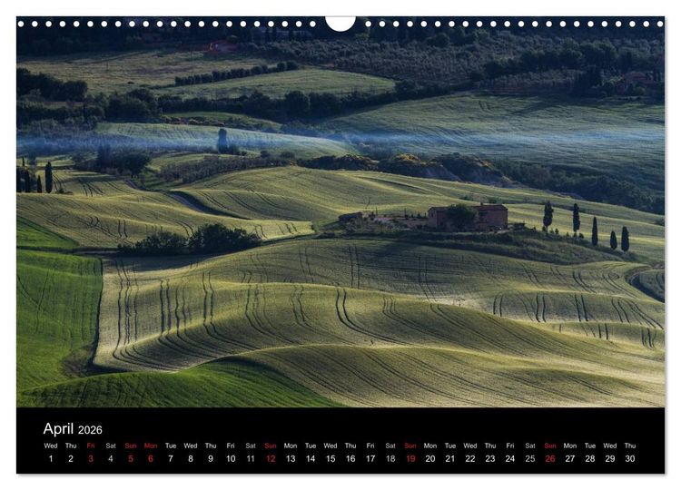 Produktbild: Tuscany Amazing Val d'Orcia (Wall Calendar 2026 DIN A3 landscape), CALVENDO 12 Month Wall Calendar