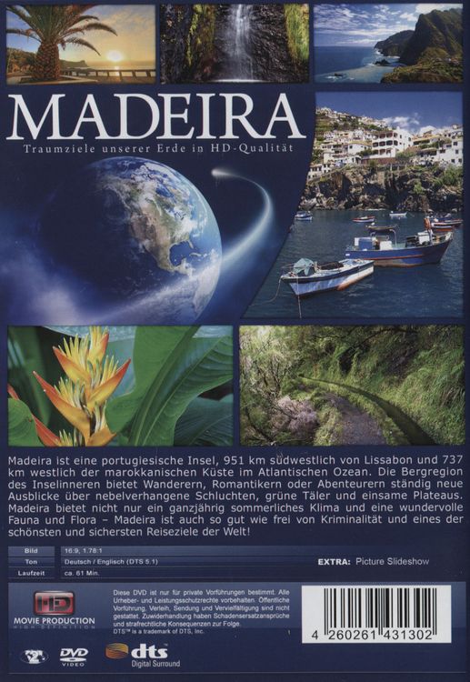 Produktbild: Madeira - Traumziele unserer Erde in HD-Qualit&auml;t