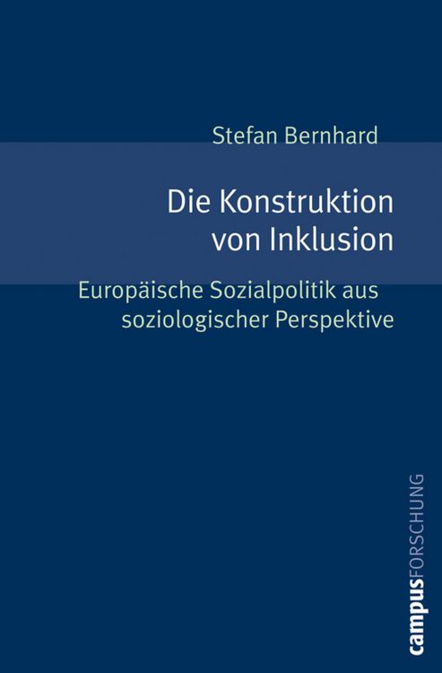 Produktbild: Die Konstruktion von Inklusion