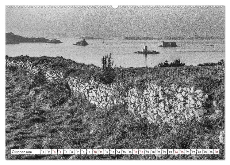 Produktbild: Bretagne Mythen und Steine (hochwertiger Premium Wandkalender 2026 DIN A2 quer), Kunstdruck in Hochglanz