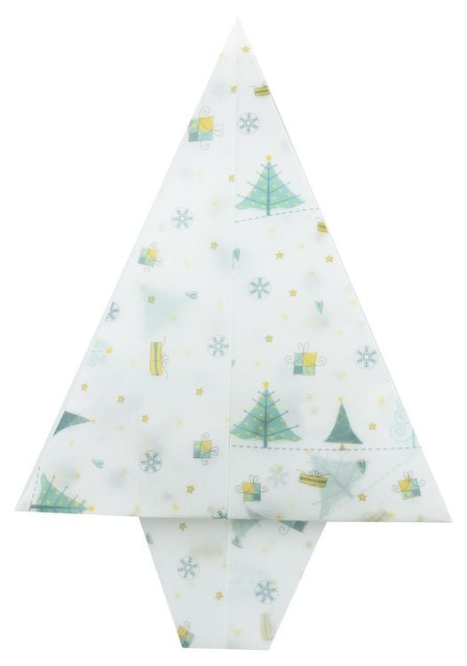 Produktbild: URSUS Faltbl&auml;tter Faltbl&auml;tter Transparent Winter, 15 x 15 cm, 50 Blatt