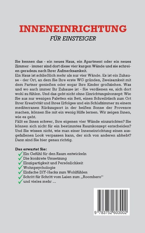 Produktbild: Inneneinrichtung f&uuml;r Einsteiger: Mit einer stilvollen und durchdachten Einrichtu