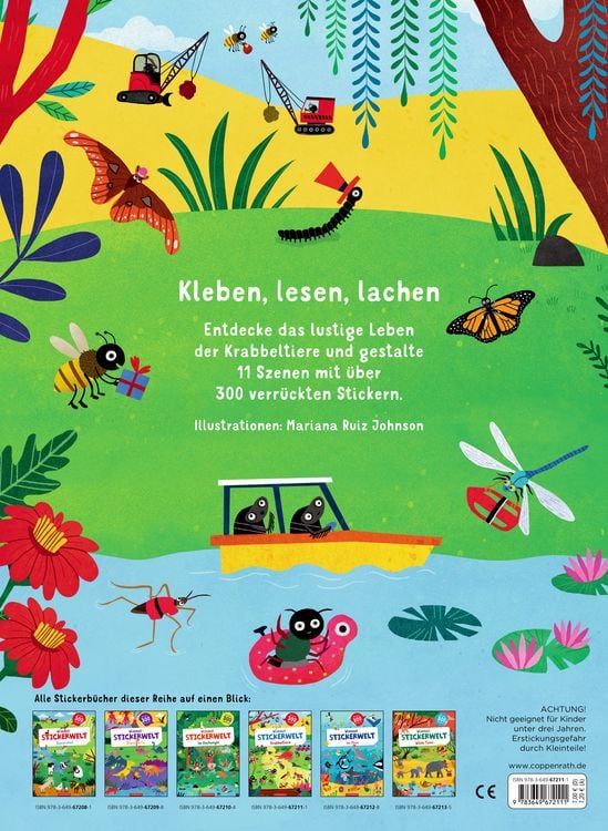 Produktbild: Wimmel-Stickerwelt: Krabbeltiere