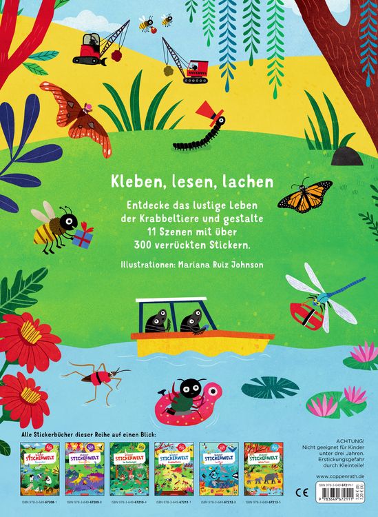 Produktbild: Wimmel-Stickerwelt: Krabbeltiere