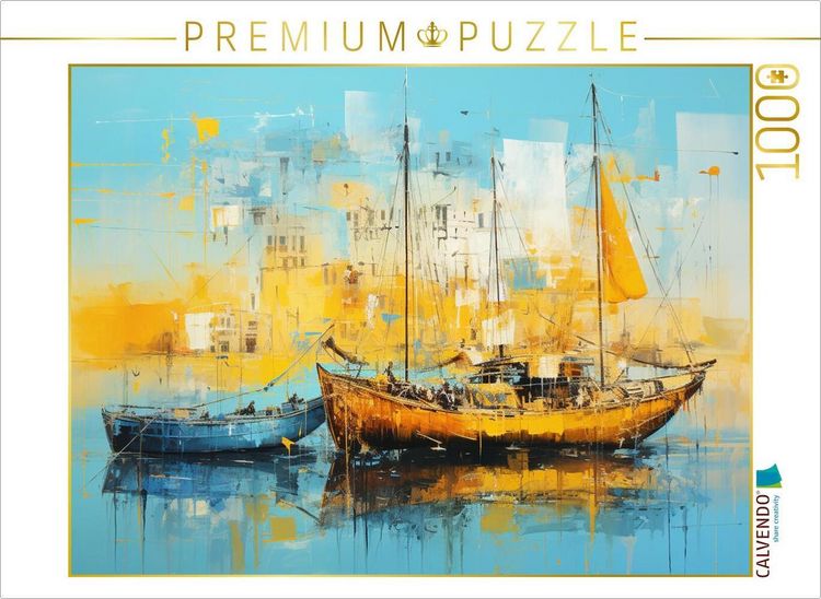 Produktbild: CALVENDO Puzzle Segelt&ouml;rn | 1000 Teile Lege-Gr&ouml;&szlig;e 64x48cm Foto-Puzzle f&uuml;r gl&uuml;ckliche Stunden