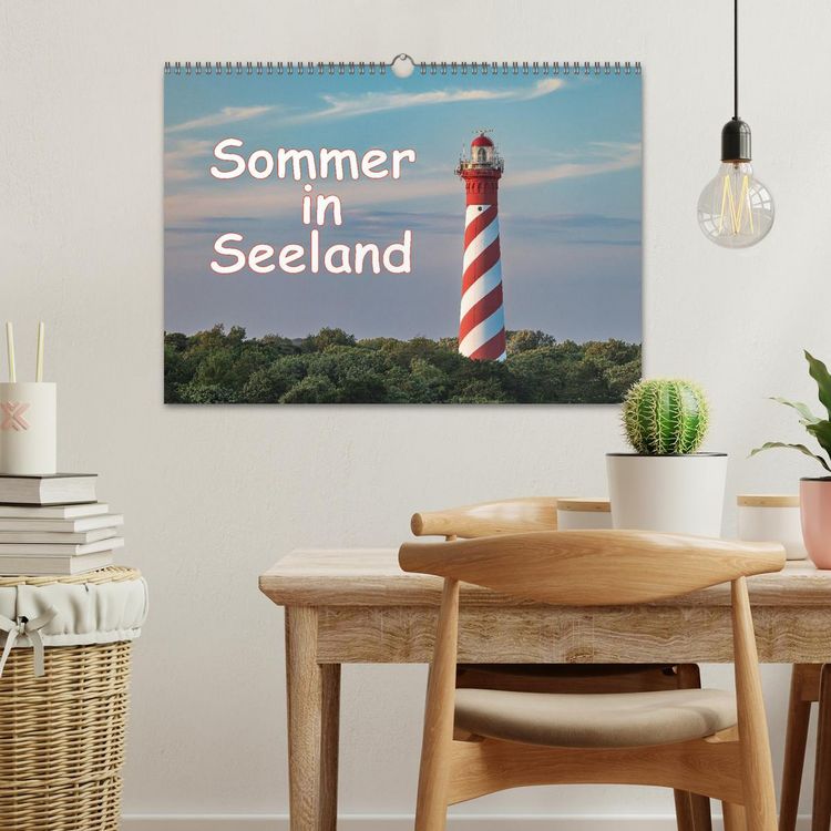 Produktbild: Sommer in Seeland (Wandkalender 2026 DIN A3 quer), CALVENDO Monatskalender