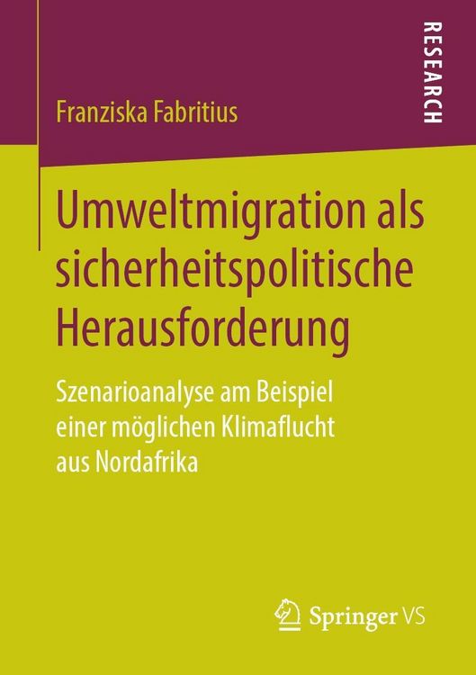 Produktbild: Umweltmigration als sicherheitspolitische Herausforderung
