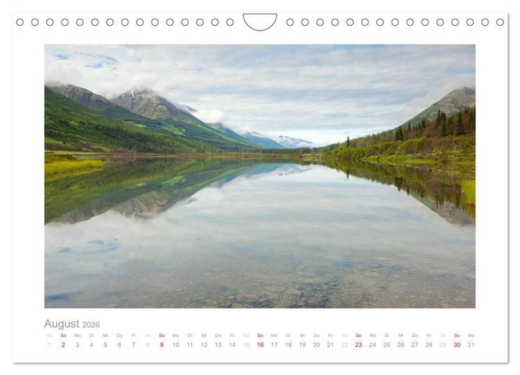 Produktbild: Alaska 2026 (Wandkalender 2026 DIN A4 quer), CALVENDO Monatskalender