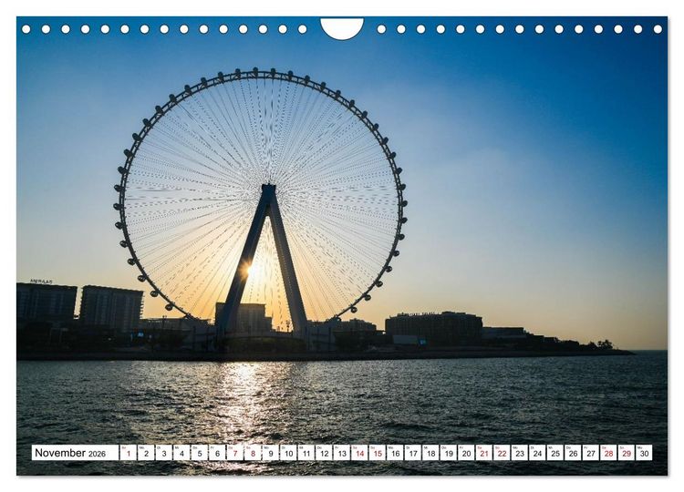Produktbild: Wundervolles Dubai (Wandkalender 2026 DIN A4 quer), CALVENDO Monatskalender