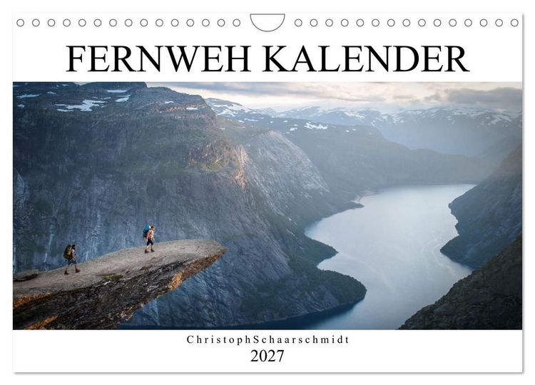 Produktbild: Fernweh Kalender (Wandkalender 2027 DIN A4 quer), CALVENDO Monatskalender