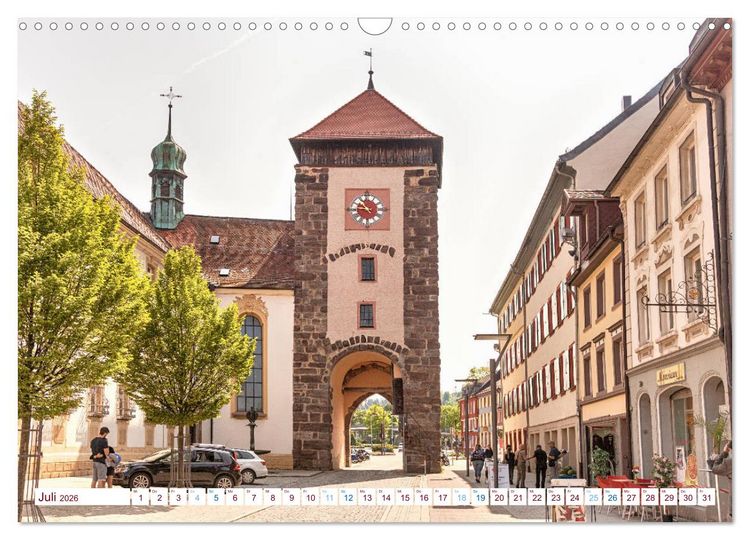 Produktbild: Villingen - historische und moderne Z&auml;hringerstadt (Wandkalender 2026 DIN A3 quer), CALVENDO Monatskalender