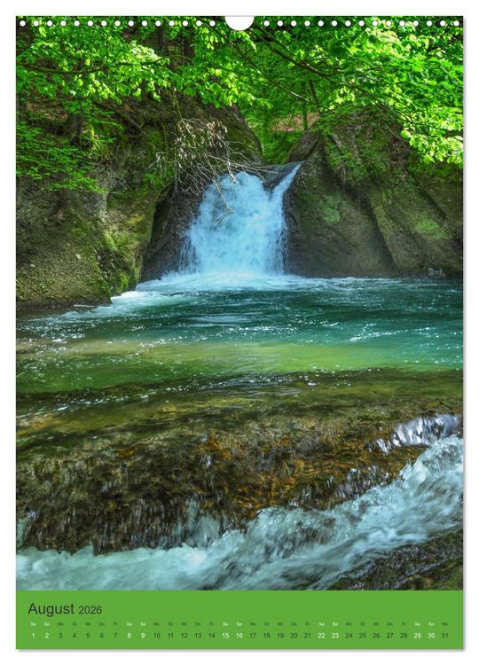 Produktbild: Wo der Wildbach rauscht im Allg&auml;u (Wandkalender 2026 DIN A3 hoch), CALVENDO Monatskalender