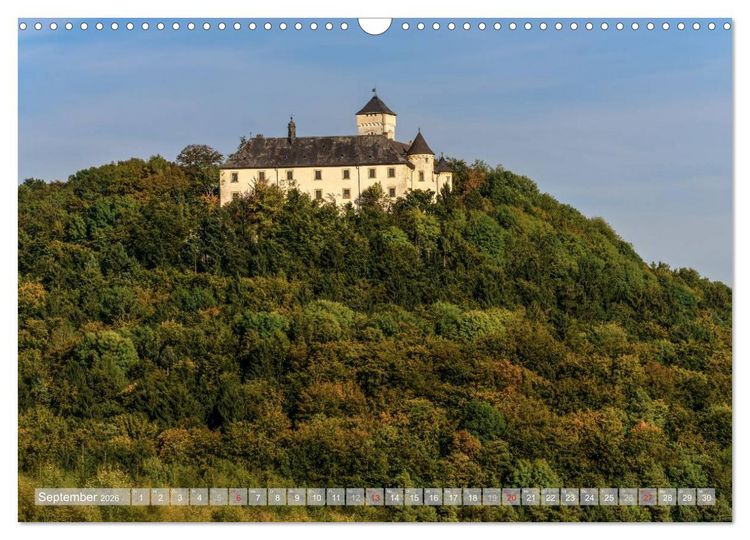 Produktbild: Burgenlandschaft Fr&auml;nkische Schweiz (Wandkalender 2026 DIN A3 quer), CALVENDO Monatskalender