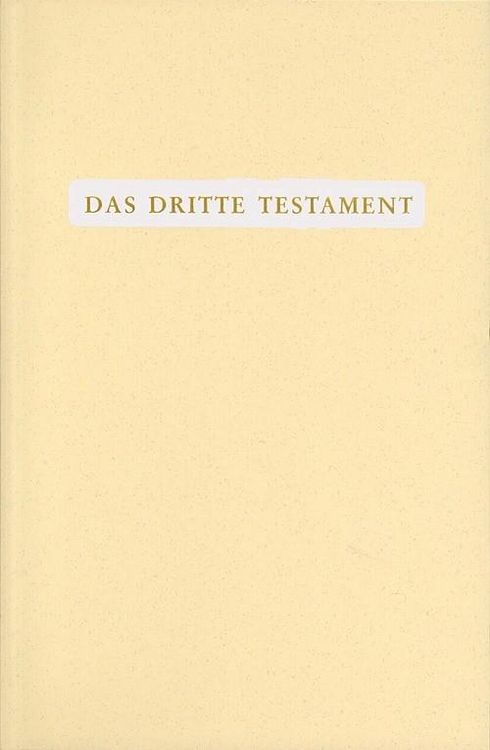 Produktbild: Das Dritte Testament