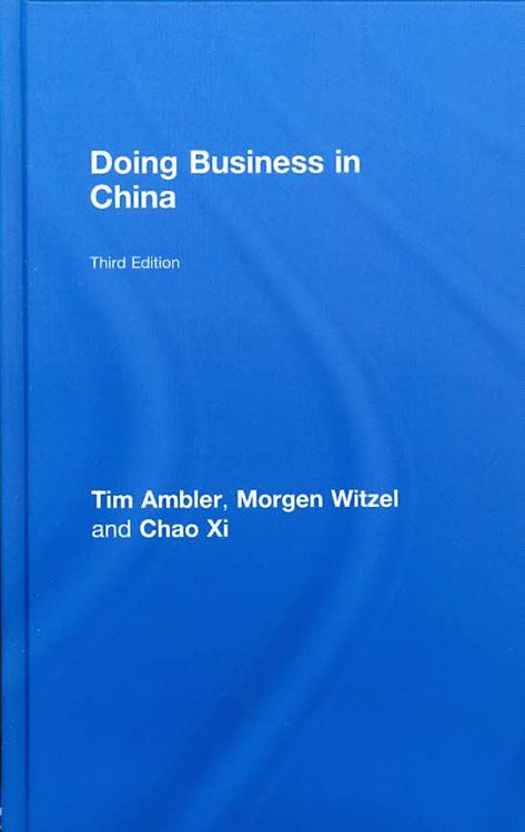 Produktbild: Doing Business in China 3/e