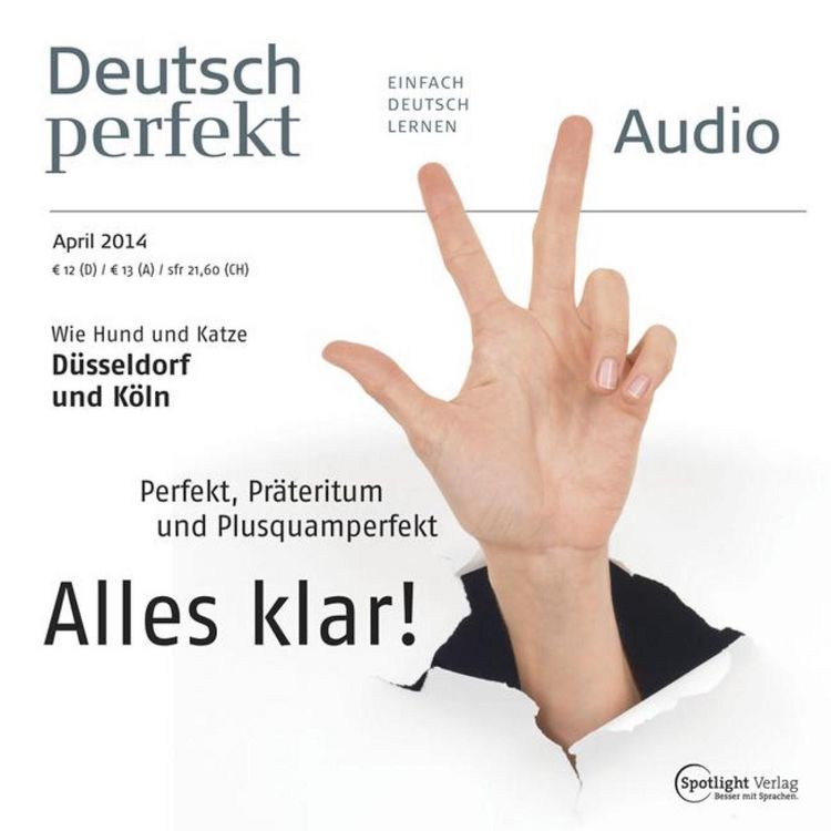 Produktbild: Deutsch lernen Audio - Perfekt, Pr&auml;teritum und Plusquamperfekt
