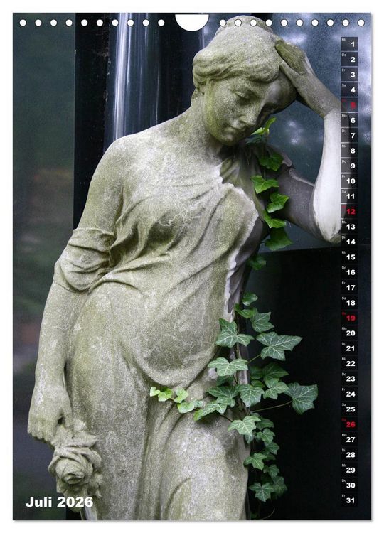 Produktbild: Friedhofsengel in Berlin (Wandkalender 2026 DIN A4 hoch), CALVENDO Monatskalender