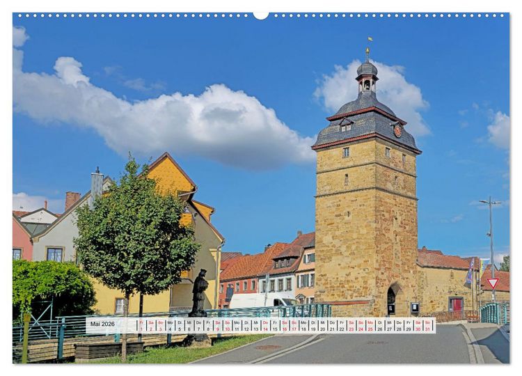 Produktbild: Bad Staffelstein - historische Stadt am Obermain (hochwertiger Premium Wandkalender 2026 DIN A2 quer), Kunstdruck in Hochglanz