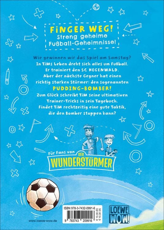 Produktbild: Tims geheimes Fu&szlig;ball-Tagebuch (Band 1) - Elf Freunde und ich!
