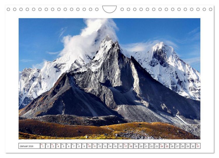 Produktbild: Himalaya - Bergparadies (Wandkalender 2026 DIN A4 quer), CALVENDO Monatskalender