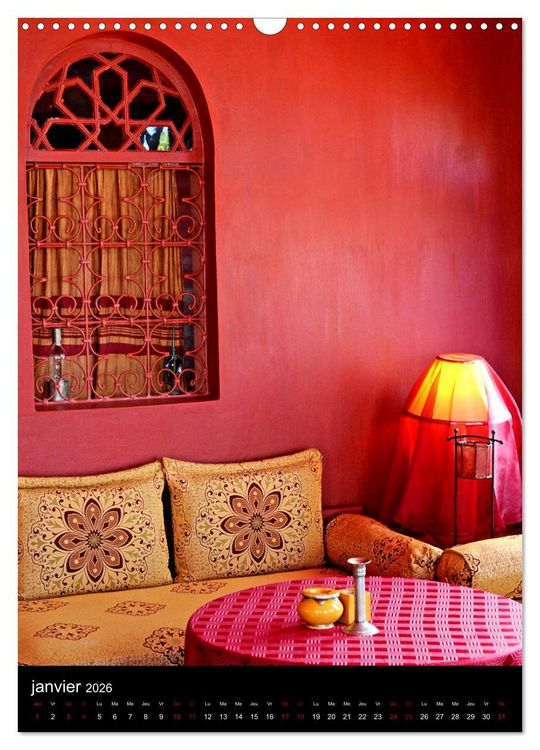 Produktbild: Au Maroc (Calendrier mural 2026 DIN A3 horizontal), CALVENDO calendrier mensuel