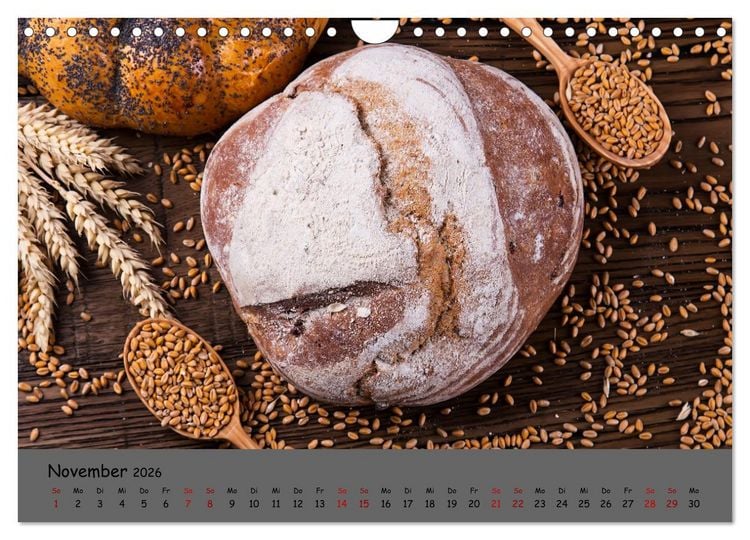 Produktbild: Mein Brotkalender (Wandkalender 2026 DIN A4 quer), CALVENDO Monatskalender
