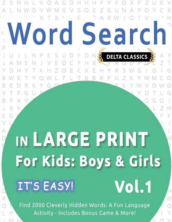 Produktbild: Word Search in Large Print For Kids