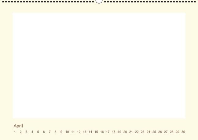 Produktbild: Immerw&auml;hrender Kalender zum selber Gestalten (Wandkalender immerw&auml;hrend DIN A2 quer)