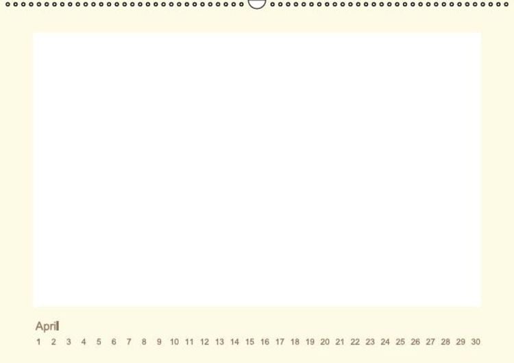 Produktbild: Immerw&auml;hrender Kalender zum selber Gestalten (Wandkalender immerw&auml;hrend DIN A4 quer)