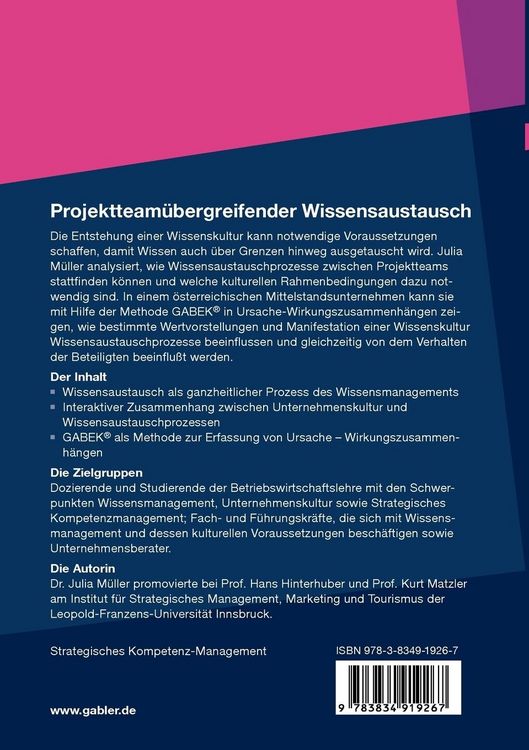 Produktbild: Projektteam&uuml;bergreifender Wissensaustausch