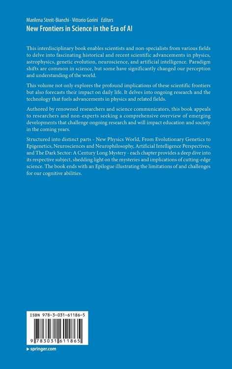 Produktbild: New Frontiers in Science in the Era of AI