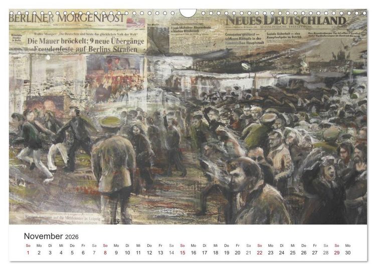Produktbild: Berlin erlebt und gemalt - Ren&eacute;e K&ouml;nig (Wandkalender 2026 DIN A3 quer), CALVENDO Monatskalender