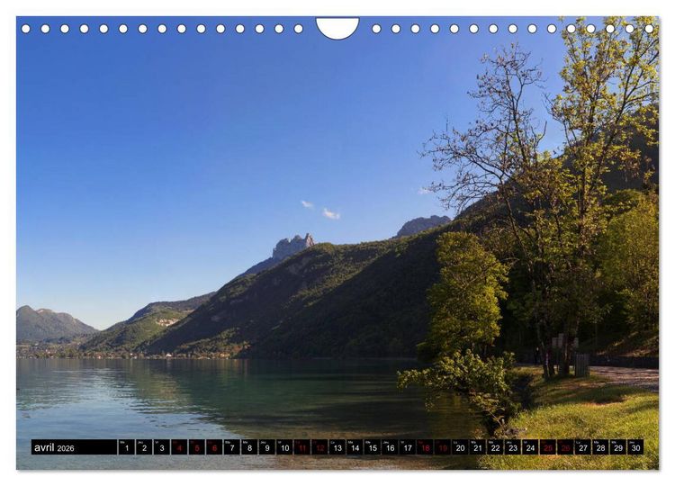 Produktbild: Lac d'Annecy &agrave; vue d'&oelig;il (Calendrier mural 2026 DIN A4 vertical), CALVENDO calendrier mensuel