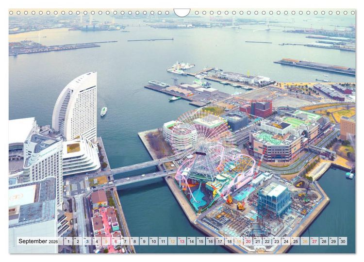 Produktbild: Japan - Tokio, Yokohama, Nagasaki (Wandkalender 2026 DIN A3 quer), CALVENDO Monatskalender
