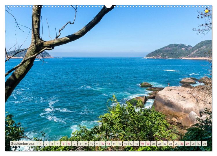 Produktbild: Traumk&uuml;sten: Eine Maritime Reise um die Welt (Wandkalender 2026 DIN A2 quer), CALVENDO Monatskalender