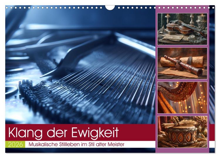 Produktbild: Klang der Ewigkeit (Wandkalender 2026 DIN A3 quer), CALVENDO Monatskalender