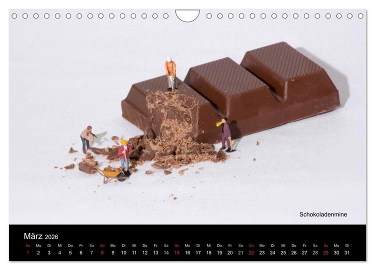 Produktbild: Tomatenmaler ... und andere Mini-Welten (Wandkalender 2026 DIN A4 quer), CALVENDO Monatskalender