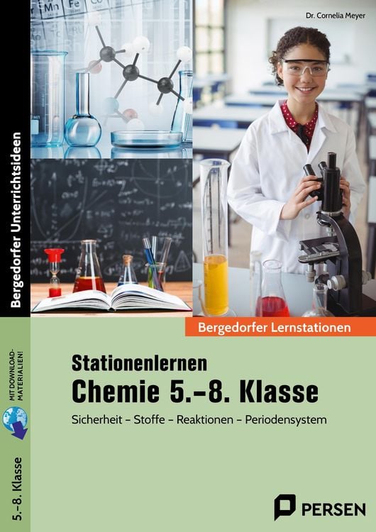 Produktbild: Stationenlernen Chemie 5.-8. Klasse