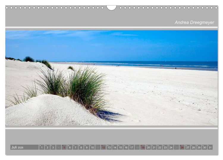 Produktbild: Norderney-Panorama (Wandkalender 2026 DIN A3 quer), CALVENDO Monatskalender