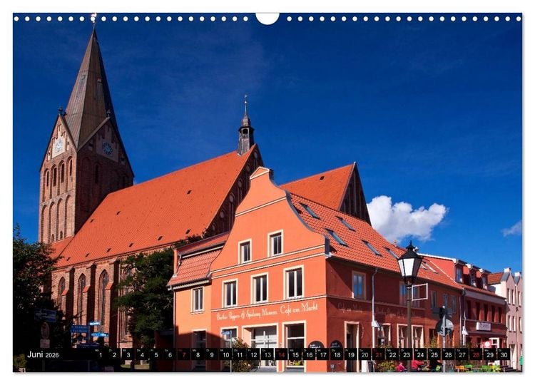 Produktbild: Barth - Idyll zwischen Bodden und Ostsee (Wandkalender 2026 DIN A3 quer), CALVENDO Monatskalender