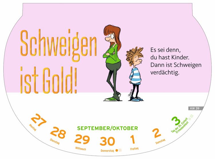 Produktbild: Dumme Spr&uuml;che Kalender 2027 - F&uuml;r Gescheite!