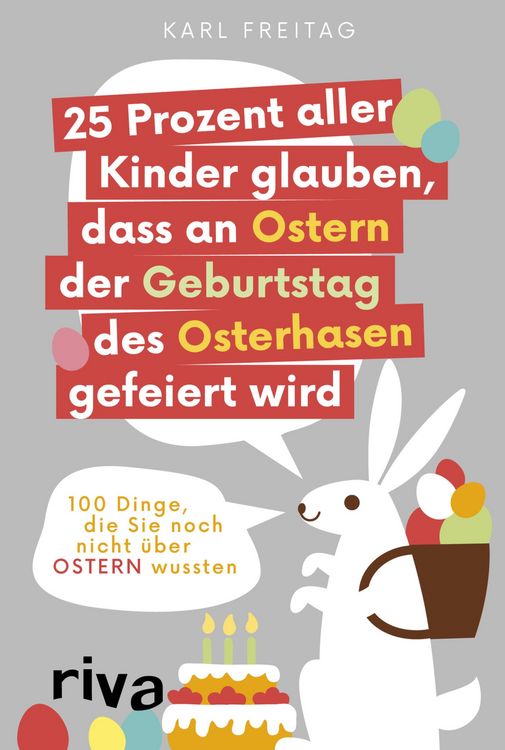 Produktbild: 25 Prozent aller Kinder glauben, dass an Ostern der Geburtstag des Osterhasen gefeiert wird